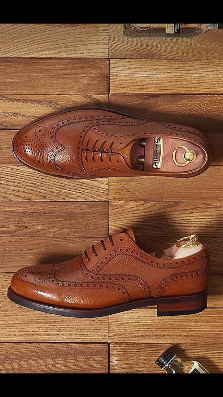 Men’s Classic Leather Brogue Oxford Shoes