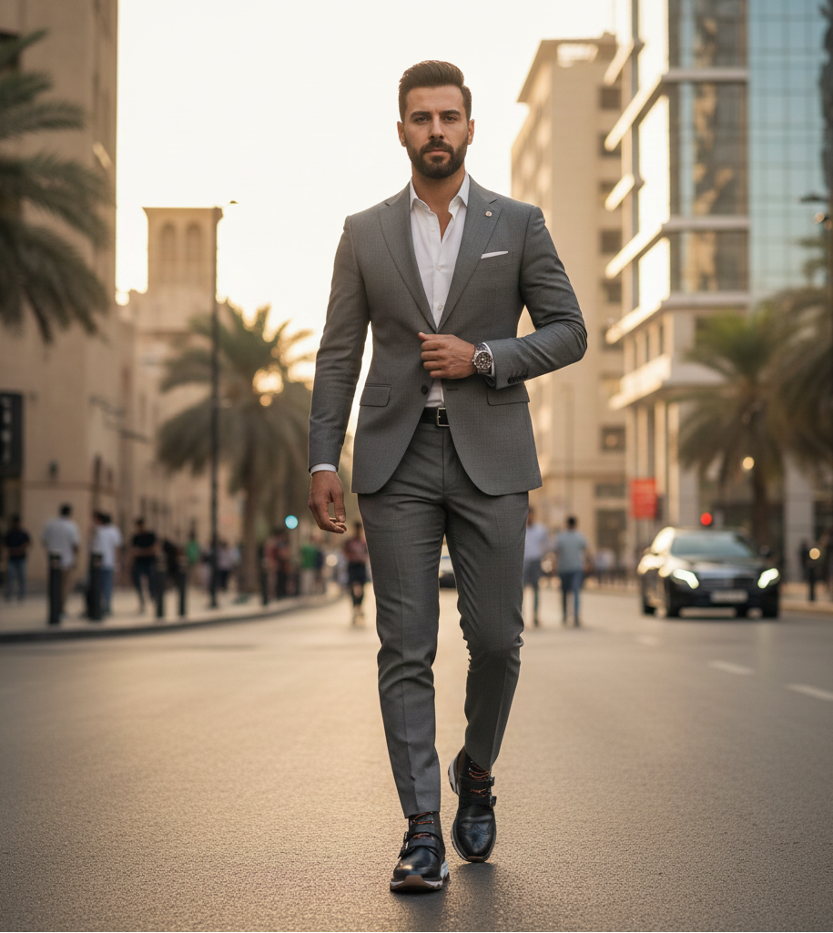 La botte en cuir – Noir châtaigne classique