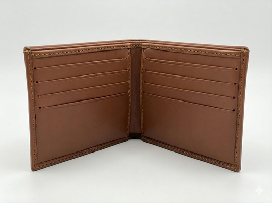 Portefeuille en cuir fait main