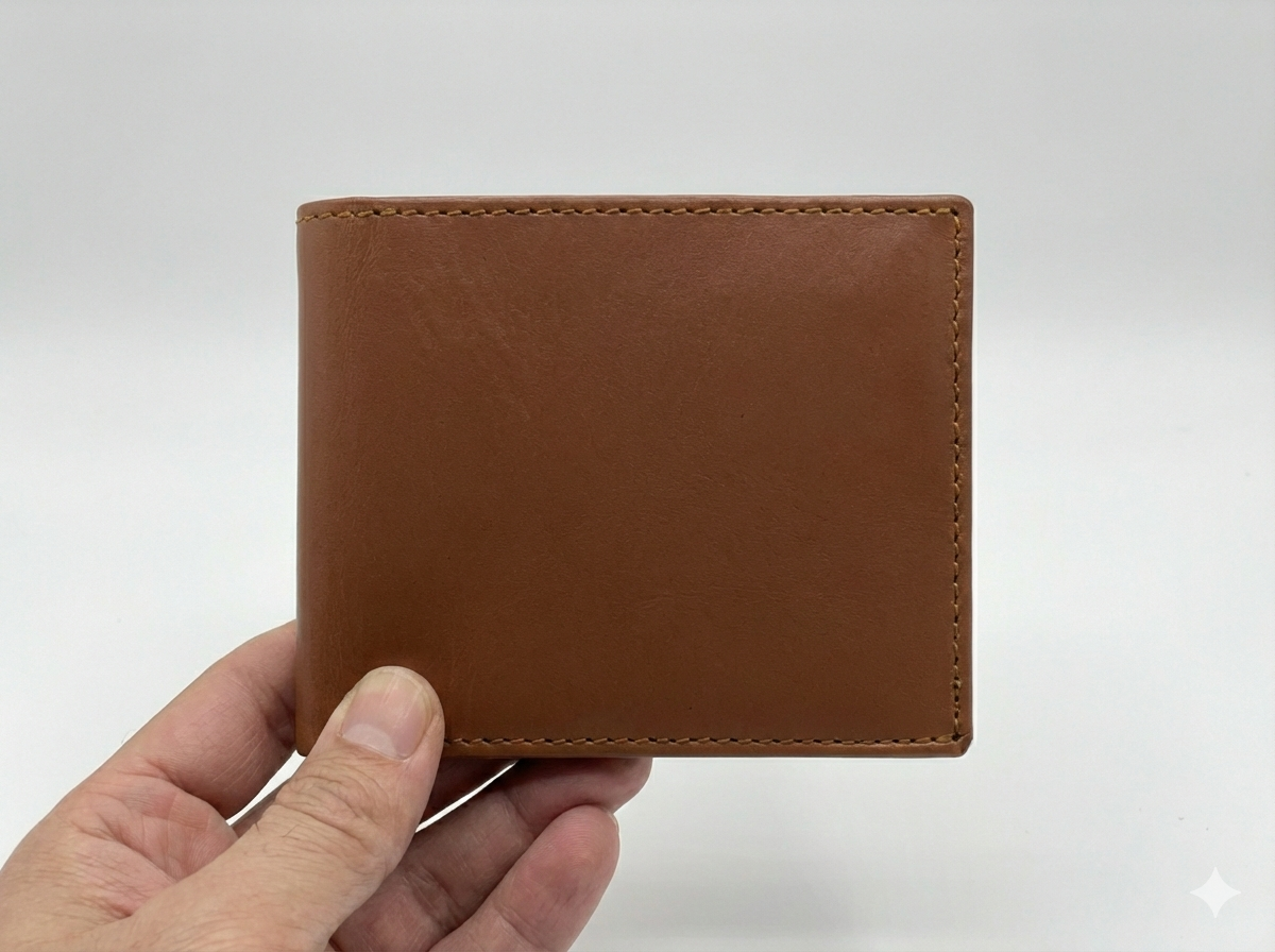 Portefeuille en cuir fait main