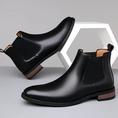 Stylish Men’s Leather Boots – Handcrafted Vintage Design